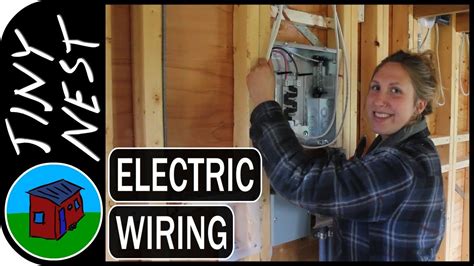 tiny house in an electrical enclosure|tiny house electrical wiring.